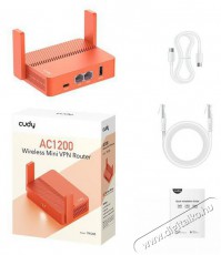 CUDY TR1200 kétsávos AC1200 WiFi VPN Mesh mini hordozható/utazó Router Iroda és számítástechnika - Hálózat - Router - 514649