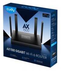 CUDY WR1500 kétsávos AX1500 WiFi 6, Gigabit fekete Access Point/Router Iroda és számítástechnika - Hálózat - Router - 514650