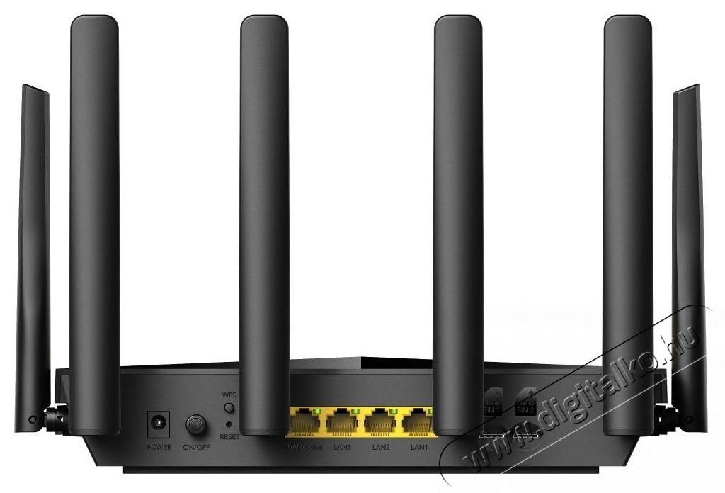 CUDY LT18 k&eacute;ts&aacute;vos AX1800 WIFI 6 MESH dual nanoSIM 4G (LTE CAT18) fekete router Iroda &eacute;s sz&aacute;m&iacute;t&aacute;stechnika - H&aacute;l&oacute;zat - Router - 497022
