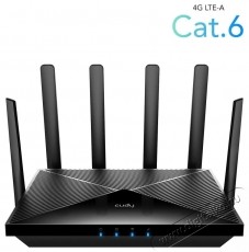 CUDY LT700 kétsávos AC1200 WIFI Dual nanoSIM 4G LTE CAT6 fekete router Iroda és számítástechnika - Hálózat - Router - 497025