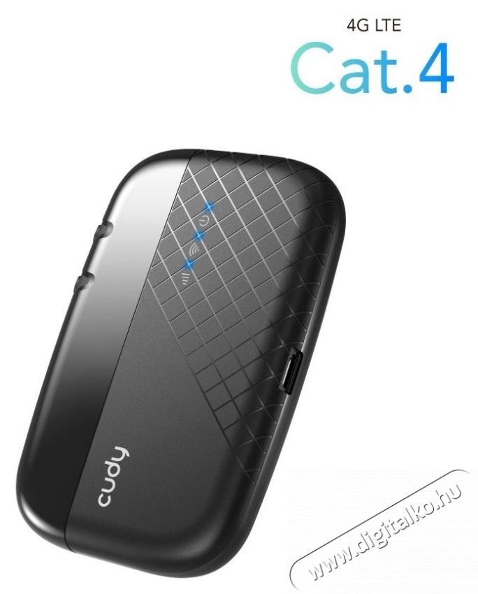 CUDY MF4 4G LTE MOBILE hordozhat&oacute; WIFI fekete router Iroda &eacute;s sz&aacute;m&iacute;t&aacute;stechnika - H&aacute;l&oacute;zat - Router - 497026