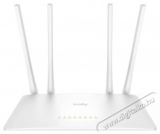 CUDY WR1200 kétsávos AC1200 WIFI fehér router Iroda és számítástechnika - Hálózat - Router - 497028