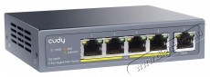 CUDY 5-Port Gigabit PoE+ Switch 60W Iroda &eacute;s sz&aacute;m&iacute;t&aacute;stechnika - H&aacute;l&oacute;zat - Switch - 532517