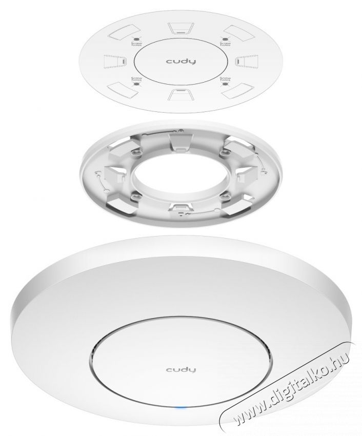 CUDY AC1200 WiFi Gigabit Access Point (DC Adapter) Iroda &eacute;s sz&aacute;m&iacute;t&aacute;stechnika - H&aacute;l&oacute;zat - Lefedetts&eacute;gn&ouml;velő / jeltov&aacute;bb&iacute;t&oacute; - 532530