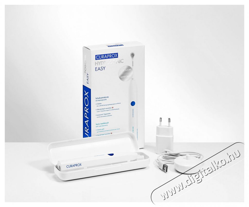 Curaprox EASY Hidrosz&oacute;nikus fogkefe Sz&eacute;ps&eacute;g&aacute;pol&aacute;s / Eg&eacute;szs&eacute;g - Sz&aacute;j / fog &aacute;pol&aacute;s - Elektromos fogkefe - 524613