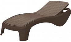 Curver ATLANTIC nyugágy - cappuccino Háztartás / Otthon / Kültér - Kültér / kerti termék / grill - Kerti bútor - 363462