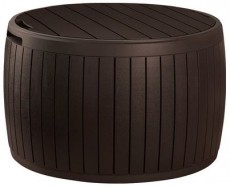 Curver CIRCA WOOD 140L tároló Háztartás / Otthon / Kültér - Lakásfelszerelés - Tároló - 363474