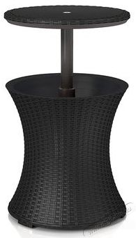Curver COOL BAR RATTAN bár- és dohányzóasztal - antracit Háztartás / Otthon / Kültér - Kültér / kerti termék / grill - Kerti bútor - 363477
