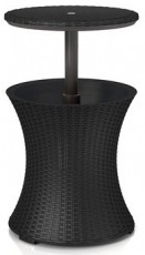 Curver COOL BAR RATTAN bár- és dohányzóasztal - antracit Háztartás / Otthon / Kültér - Kültér / kerti termék / grill - Kerti bútor - 363477