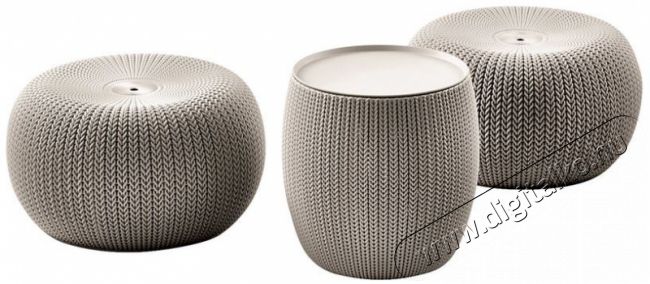 Curver COZY URBAN SET ganitúra - homokszín Háztartás / Otthon / Kültér - Kültér / kerti termék / grill - Kerti bútor - 363483