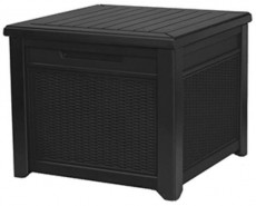 Curver CUBE RATTAN 208L tároló - antracit Háztartás / Otthon / Kültér - Lakásfelszerelés - Tároló - 363486