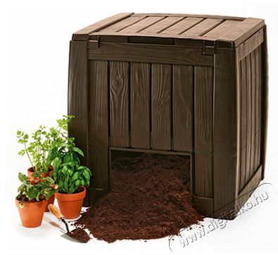 Curver DECO COMPOSTER 340L talpas komposztáló Háztartás / Otthon / Kültér - Kültér / kerti termék / grill - Kerti bútor - 363491