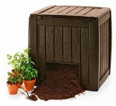 Curver DECO COMPOSTER 340L talpas komposztáló Háztartás / Otthon / Kültér - Kültér / kerti termék / grill - Kerti bútor - 363491