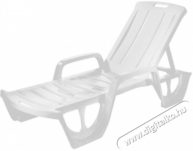 Curver FLORIDA nyugágy - fehér Háztartás / Otthon / Kültér - Kültér / kerti termék / grill - Kerti bútor - 363498