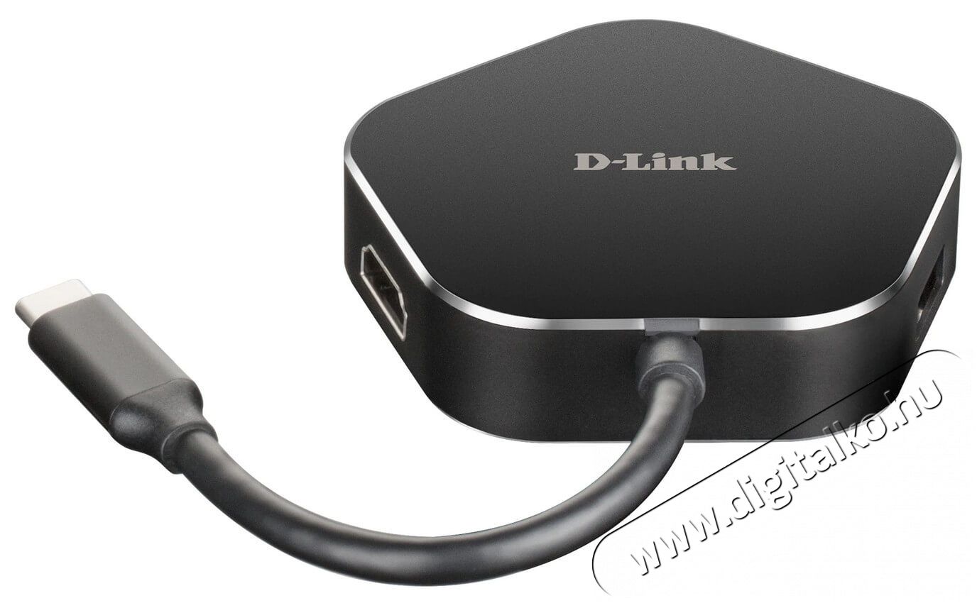 D-Link 4 az 1-ben USB-C HUB  Iroda és számítástechnika - Notebook kiegészítő - USB hub / elosztó - 372156