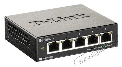 D-Link DGS-1100-05v2 5port GbE LAN Smart switch Iroda és számítástechnika - Hálózat - Switch - 379560