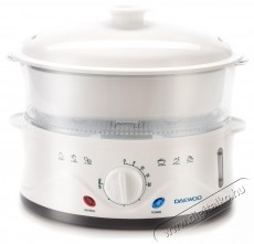 Daewoo DFS900W p&aacute;rol&oacute;, 900 W, 3 kos&aacute;r, 8,5 liter, 60 perces időz&iacute;tő, ergonomikus kialak&iacute;t&aacute;s, feh&eacute;r Konyhai term&eacute;kek - Konyhai kisg&eacute;p (s&uuml;t&eacute;s / főz&eacute;s / hűt&eacute;s / &eacute;telk&eacute;sz&iacute;t&eacute;s) - P&aacute;rol&oacute; - 533192