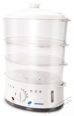 Daewoo DFS900W p&aacute;rol&oacute;, 900 W, 3 kos&aacute;r, 8,5 liter, 60 perces időz&iacute;tő, ergonomikus kialak&iacute;t&aacute;s, feh&eacute;r Konyhai term&eacute;kek - Konyhai kisg&eacute;p (s&uuml;t&eacute;s / főz&eacute;s / hűt&eacute;s / &eacute;telk&eacute;sz&iacute;t&eacute;s) - P&aacute;rol&oacute; - 533192