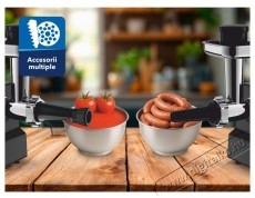 Daewoo DMG2000DC h&uacute;sdar&aacute;l&oacute;, 2000 W, 2,5 kg/perc, 3 v&aacute;g&oacute;t&aacute;rcsa, paradicsoml&eacute; + kolb&aacute;sz tartoz&eacute;kok, rozsdamentes ac&eacute;l penge, bolyg&oacute; funkci&oacute;, l. v&eacute;delmi oszt&aacute;ly, Fekete/ez&uuml;st Konyhai term&eacute;kek - Konyhai kisg&eacute;p (elők&eacute;sz&iacute;t&eacute;s / feldolgoz&aacute;s) - H&uacute;sdar&aacute;l&oacute; - 533191