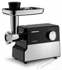 Daewoo DMG2000DC h&uacute;sdar&aacute;l&oacute;, 2000 W, 2,5 kg/perc, 3 v&aacute;g&oacute;t&aacute;rcsa, paradicsoml&eacute; + kolb&aacute;sz tartoz&eacute;kok, rozsdamentes ac&eacute;l penge, bolyg&oacute; funkci&oacute;, l. v&eacute;delmi oszt&aacute;ly, Fekete/ez&uuml;st Konyhai term&eacute;kek - Konyhai kisg&eacute;p (elők&eacute;sz&iacute;t&eacute;s / feldolgoz&aacute;s) - H&uacute;sdar&aacute;l&oacute; - 533191