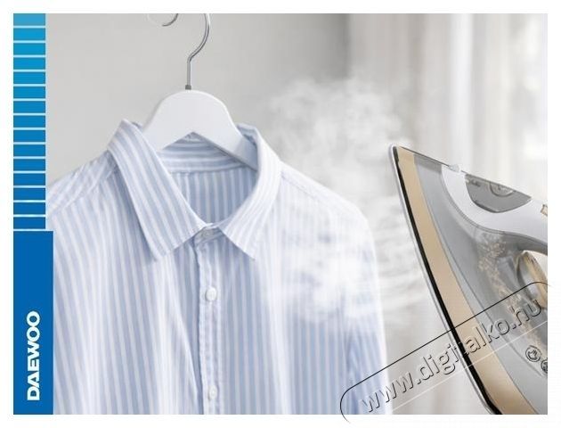 Daewoo DSI2400 vasal&oacute;, 2400 W, ker&aacute;mia vasal&oacute;talp, erős gőzsug&aacute;r 30 g/perc, f&uuml;ggőleges gőz&ouml;l&eacute;s, &ouml;ntiszt&iacute;t&oacute;, cs&ouml;p&ouml;g&eacute;sg&aacute;tl&oacute;, v&iacute;zkőmentes&iacute;tő, 300 ml-es tart&aacute;lykapacit&aacute;s, feh&eacute;r/b&eacute;zs H&aacute;ztart&aacute;s / Otthon / K&uuml;lt&eacute;r - Vasal&oacute; - Gőz&aacute;llom&aacute;s - 533202