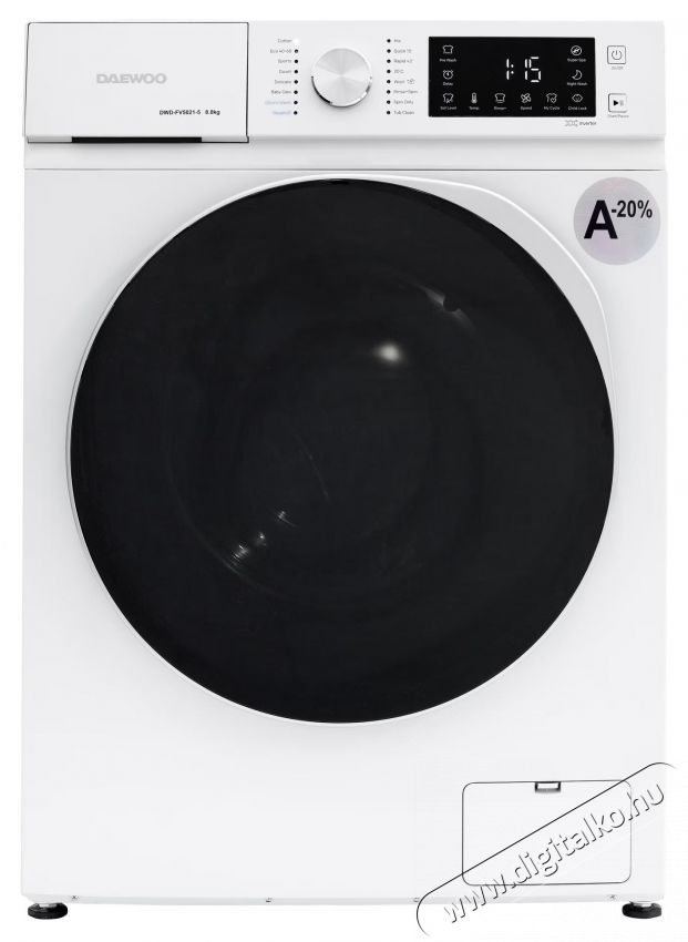 Daewoo DWD-FV5021-5 mos&oacute;g&eacute;p H&aacute;ztart&aacute;s / Otthon / K&uuml;lt&eacute;r - Mos&oacute;g&eacute;p / sz&aacute;r&iacute;t&oacute;g&eacute;p - El&ouml;lt&ouml;ltős norm&aacute;l (60cm-ig) mos&oacute;g&eacute;p - 535117