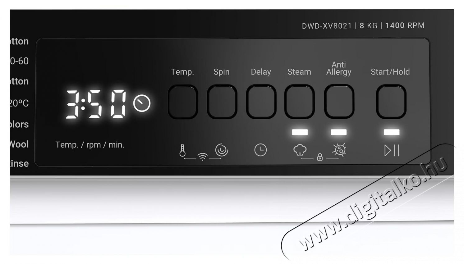Daewoo DWD-XV8021 Mos&oacute;g&eacute;p H&aacute;ztart&aacute;s / Otthon / K&uuml;lt&eacute;r - Mos&oacute;g&eacute;p / sz&aacute;r&iacute;t&oacute;g&eacute;p - El&ouml;lt&ouml;ltős norm&aacute;l (60cm-ig) mos&oacute;g&eacute;p - 535119