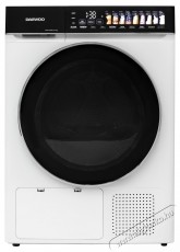 Daewoo sz&aacute;r&iacute;t&oacute;g&eacute;p, 9 kg, Hőszivatty&uacute;, &Eacute;rintővez&eacute;rl&eacute;s, Fekete panel sz&iacute;nes ikonokkal, Fekete dupla ajt&oacute; kr&oacute;mgyűrűvel, E energiaoszt&aacute;ly, Feh&eacute;r H&aacute;ztart&aacute;s / Otthon / K&uuml;lt&eacute;r - Mos&oacute;g&eacute;p / sz&aacute;r&iacute;t&oacute;g&eacute;p - Sz&aacute;r&iacute;t&oacute;g&eacute;p - 536359