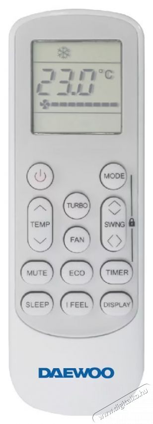 Daewoo 9000 BTU WI-FI PRO Kl&iacute;ma, A++/A+ energiaoszt&aacute;ly, Telep&iacute;tők&eacute;szlet mell&eacute;kelve (3m), Ez&uuml;stion szűrők, iFeel funkci&oacute;, Feh&eacute;r H&aacute;ztart&aacute;s / Otthon / K&uuml;lt&eacute;r - Ventil&aacute;tor / L&eacute;gkondicion&aacute;l&oacute; - Split kl&iacute;ma - 536350