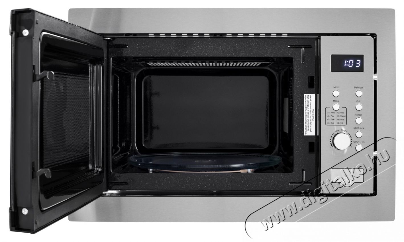 Daeweo KOC-25X-2 be&eacute;p&iacute;thető mikrohull&aacute;m&uacute; s&uuml;tő Konyhai term&eacute;kek - Mikrohull&aacute;m&uacute; s&uuml;tő - Mikrohull&aacute;m&uacute; s&uuml;tő (be&eacute;p&iacute;thető) - 536341