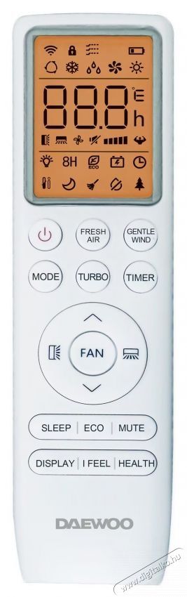 Daewoo 12000 BTU WI-FI Fresh kl&iacute;ma, Szerel&eacute;si k&eacute;szlet (3m), Ez&uuml;st H&aacute;ztart&aacute;s / Otthon / K&uuml;lt&eacute;r - Ventil&aacute;tor / L&eacute;gkondicion&aacute;l&oacute; - Split kl&iacute;ma - 536346