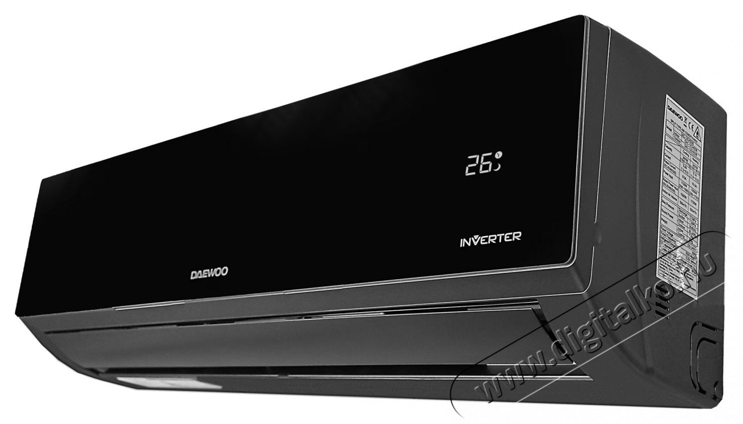 Daewoo DAC-18CHSDB-NK 18000 BTU kl&iacute;ma, WI-FI, A++ energiaoszt&aacute;ly, Ez&uuml;st ion szűrők, Eco Mode, iFeel, Fekete H&aacute;ztart&aacute;s / Otthon / K&uuml;lt&eacute;r - Ventil&aacute;tor / L&eacute;gkondicion&aacute;l&oacute; - Split kl&iacute;ma - 536347