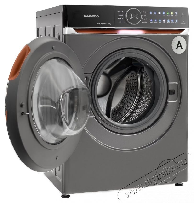 Daewoo DWD-FV1021SK mos&oacute;g&eacute;p, 10 kg, DIRECT DRIVE inverter motor, 1400 ford/perc, A energiaoszt&aacute;ly, 14 program, fekete dupla ajt&oacute; (PC bor&iacute;t&aacute;s), Ez&uuml;st H&aacute;ztart&aacute;s / Otthon / K&uuml;lt&eacute;r - Mos&oacute;g&eacute;p / sz&aacute;r&iacute;t&oacute;g&eacute;p - El&ouml;lt&ouml;ltős norm&aacute;l (60cm-ig) mos&oacute;g&eacute;p - 536357