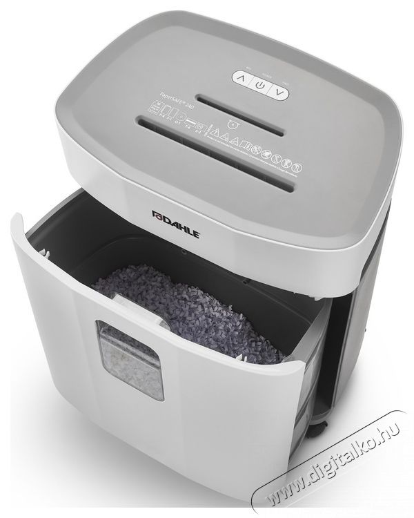 Dahle PaperSAFE  240 240 iratmegsemmis&iacute;tő, 4 x 12 mm keresztmetszetű, 10 lapos, egy&eacute;ni haszn&aacute;latra Iroda &eacute;s sz&aacute;m&iacute;t&aacute;stechnika - Iratmegsemmis&iacute;tő - 533217