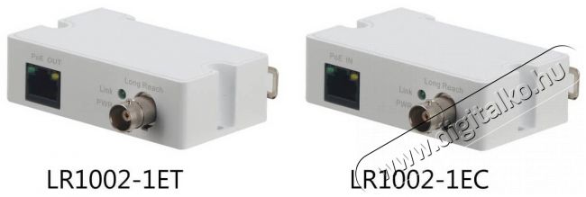 Dahua LR1002-1EC PoE támogatás Ethervet over Coax konverter Tv kiegészítők - Kábel / csatlakozó - Csatlakozó / elosztó / átalakító - 368984