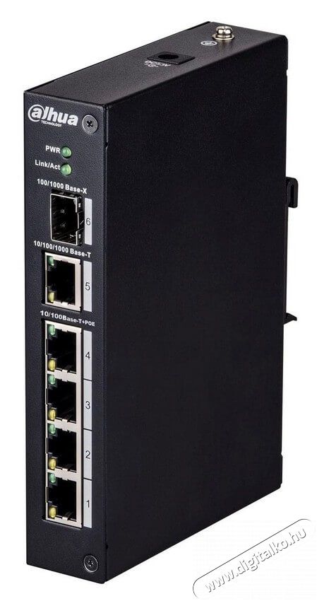 Dahua PFS3106-4P-60 Poe switch 4x 10/100 PoE (60W) 1x GbE LAN 1x SFP uplink Újdonságok - Új termékek - 332488