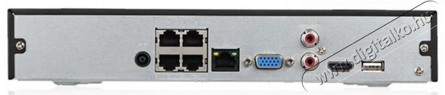Dahua NVR2104HS-P-4KS2 4 csatorna/4x PoE hálózati rögzítő(NVR) Háztartás / Otthon / Kültér - Biztonságtechnika - Riasztó kezelő / irányító - 368989