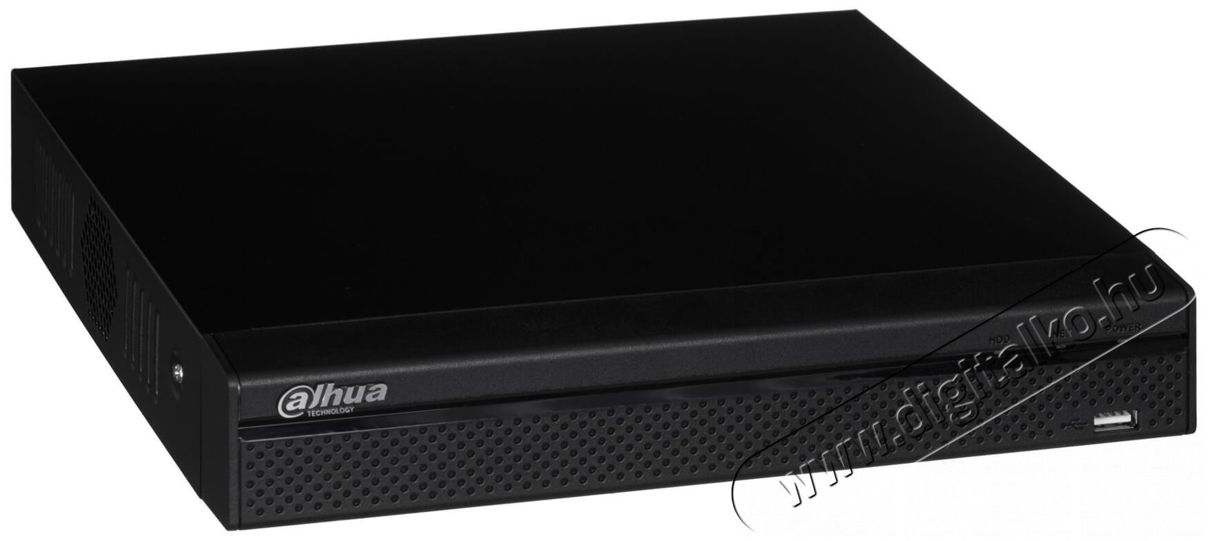 Dahua NVR2108HS-4KS2 8 csatornás hálózati rögzítő(NVR) Háztartás / Otthon / Kültér - Biztonságtechnika - Riasztó kezelő / irányító - 368993
