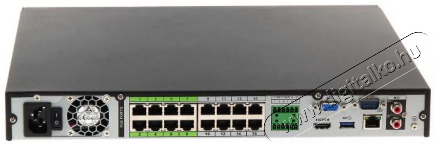 Dahua NVR5216-4KS2 16 csatornás hálózati rögzítő(NVR) Háztartás / Otthon / Kültér - Biztonságtechnika - Riasztó kezelő / irányító - 369002
