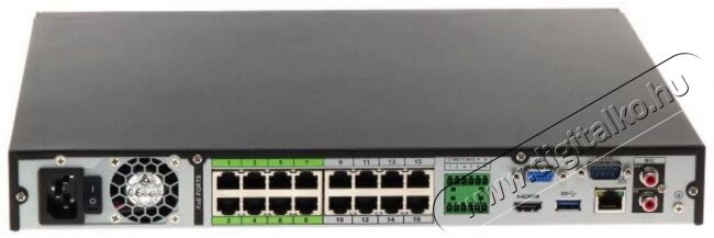 Dahua NVR5216-4KS2 16 csatornás hálózati rögzítő(NVR) Háztartás / Otthon / Kültér - Biztonságtechnika - Riasztó kezelő / irányító - 369002
