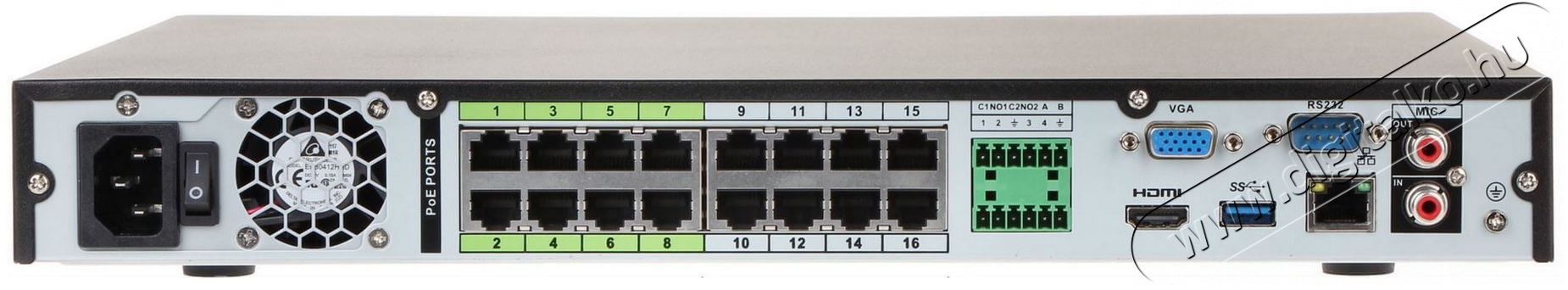 Dahua NVR5216-4KS2 16 csatornás hálózati rögzítő(NVR) Háztartás / Otthon / Kültér - Biztonságtechnika - Riasztó kezelő / irányító - 369002