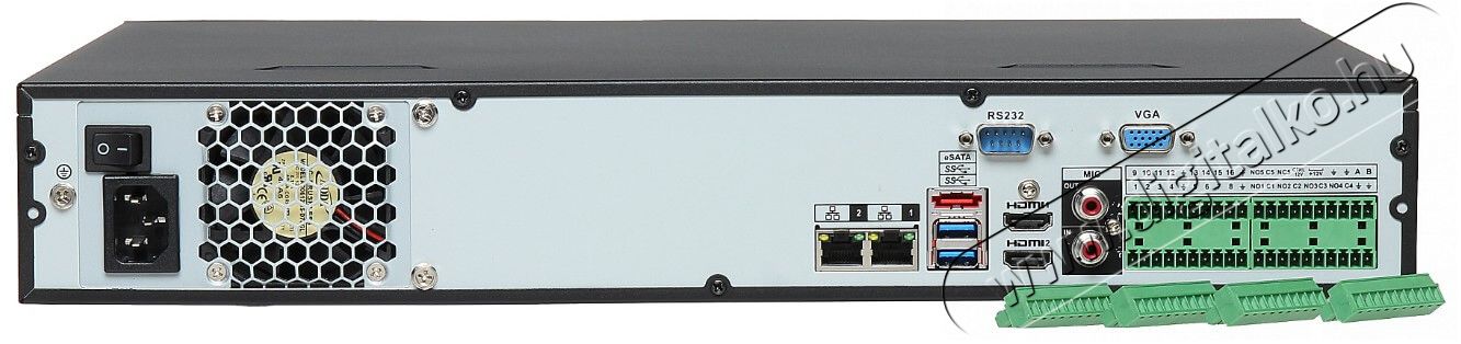 Dahua NVR5464-4KS2 64 csatorna/H265/320Mbps rögzítés/4x Sata hálózati rögzítő(NVR) Háztartás / Otthon / Kültér - Biztonságtechnika - Riasztó kezelő / irányító - 369006