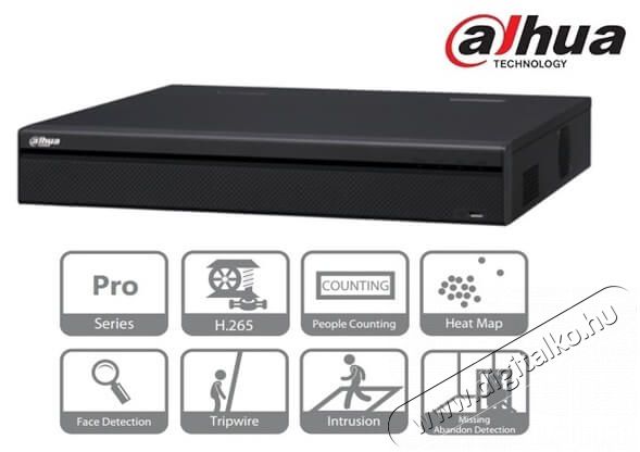Dahua NVR5464-4KS2 64 csatorna/H265/320Mbps rögzítés/4x Sata hálózati rögzítő(NVR) Háztartás / Otthon / Kültér - Biztonságtechnika - Riasztó kezelő / irányító - 369006