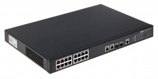 Dahua PFS4218-16ET-190 16port 10/100Mbps LAN PoE/PoE+ (190W) menedzselhető switch Iroda és számítástechnika - Hálózat - Switch - 332490