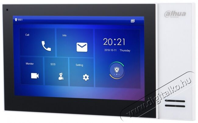Dahua VTH2421FW-P érintő kijelzős/7/beltéri egység/IP video kaputelefon Háztartás / Otthon / Kültér - Lakásfelszerelés - Csengő - 369048