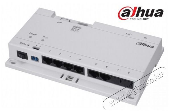 Dahua VTNS1060A 6 csatornás Cat5/24VDC disztribútor IP video kaputelefonokhoz Háztartás / Otthon / Kültér - Biztonságtechnika - Kiegészítő - 388012