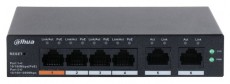 Dahua CS4006-4ET-60 4x10/100 Mbps PoE + 2x10/100 Mbps uplink/60W/Cloud Managed PoE Switch Iroda és számítástechnika - Hálózat - Switch - 514527
