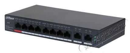 Dahua CS4010-8ET-110 8x10/100 Mbps PoE + 2x1 Gbps uplink/110W/Cloud Managed PoE Switch Iroda &eacute;s sz&aacute;m&iacute;t&aacute;stechnika - H&aacute;l&oacute;zat - Switch - 514528