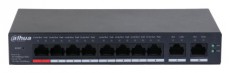 Dahua CS4010-8ET-110 8x10/100 Mbps PoE + 2x1 Gbps uplink/110W/Cloud Managed PoE Switch Iroda &eacute;s sz&aacute;m&iacute;t&aacute;stechnika - H&aacute;l&oacute;zat - Switch - 514528