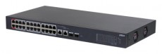 Dahua CS4226-24ET-240 24x10/100 Mbps PoE + 2x1 Gbps RJ-45/SFP Combo Uplink/240W/Cloud Managed PoE Switch Iroda &eacute;s sz&aacute;m&iacute;t&aacute;stechnika - H&aacute;l&oacute;zat - Switch - 514533
